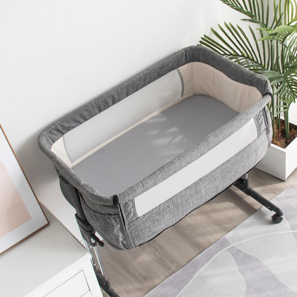 Biloban compatible bassinet sheets fit Miclassic, Baby Delight, Milliard, and Dream On Me Traveler/Skylar beds.