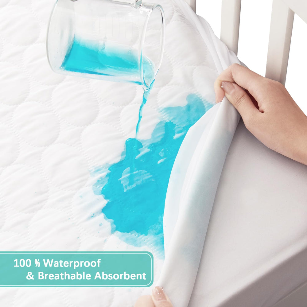 Biloban cool comfort crib mat provides moisture-wicking, year-round comfort
