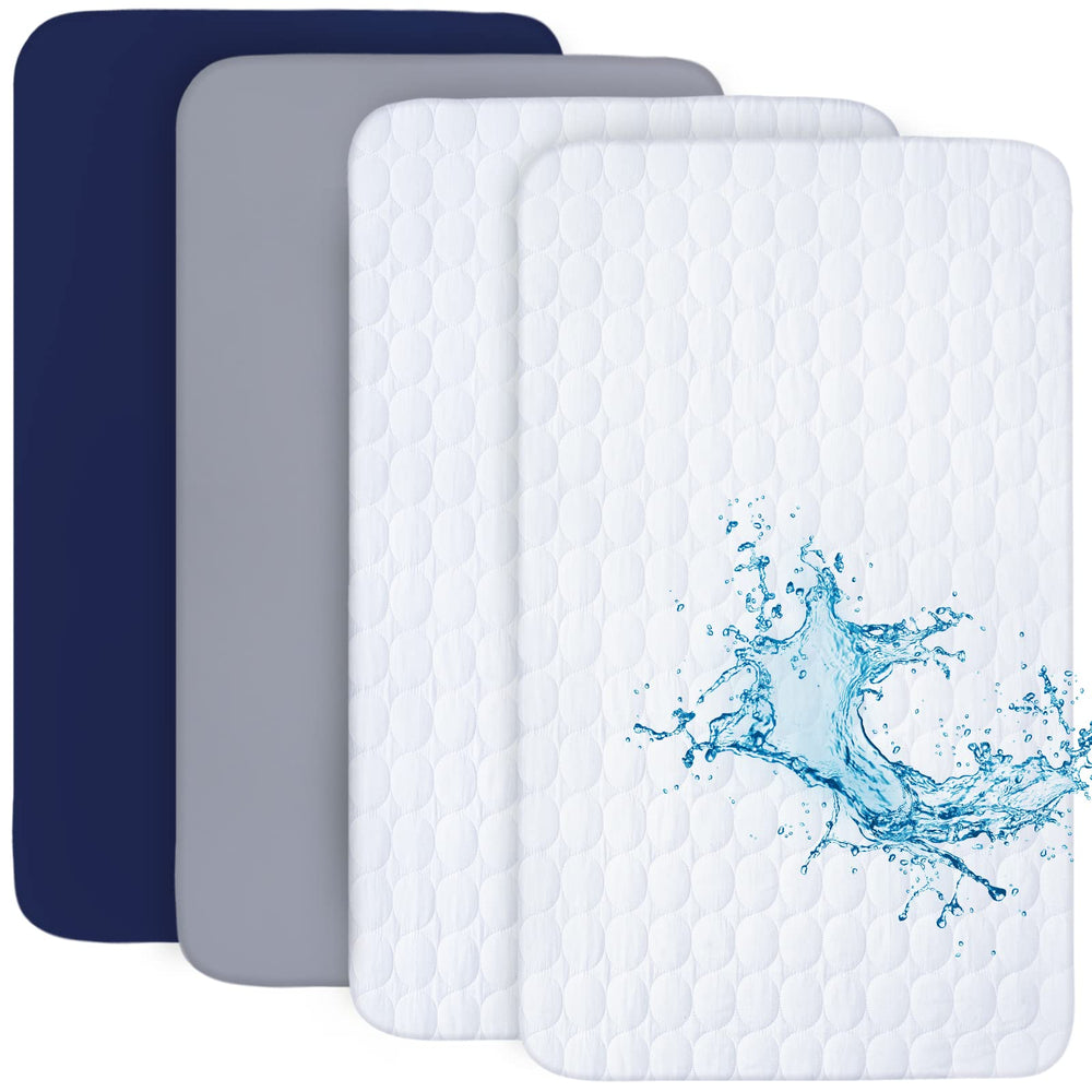 Biloban crib sheets with 52x28 fit keep baby comfy through the night.