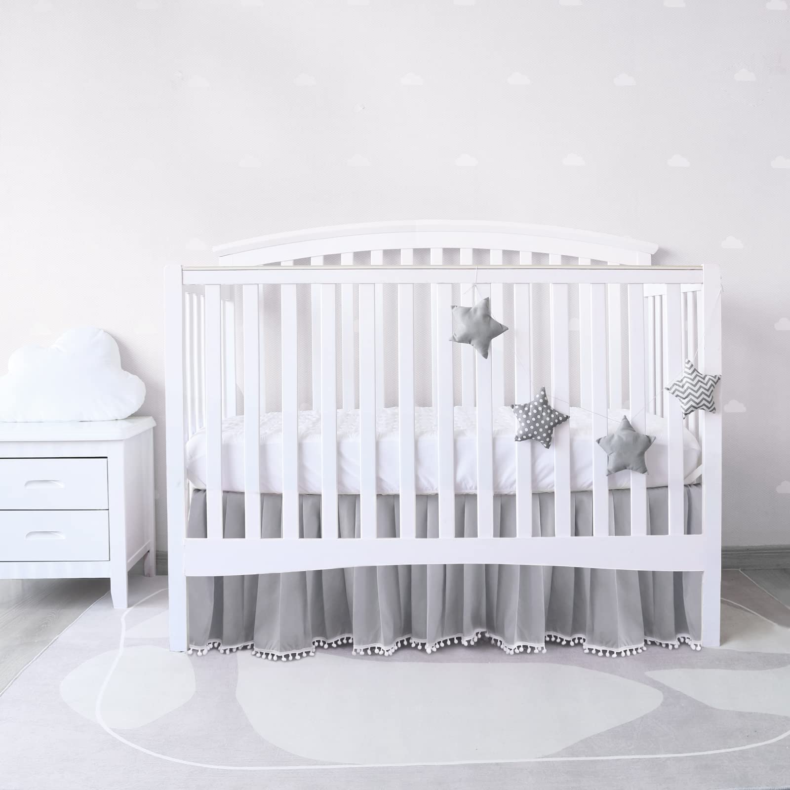 Biloban machine washable grey microfiber fabric is soft and easy to care for.