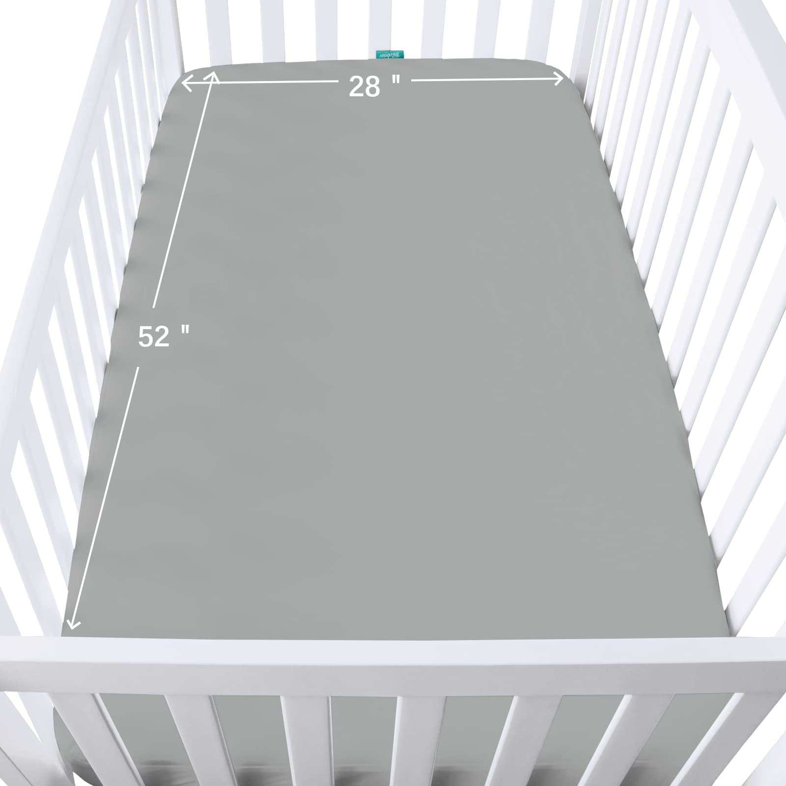 Biloban easy-care crib sheets machine washable and quick-drying