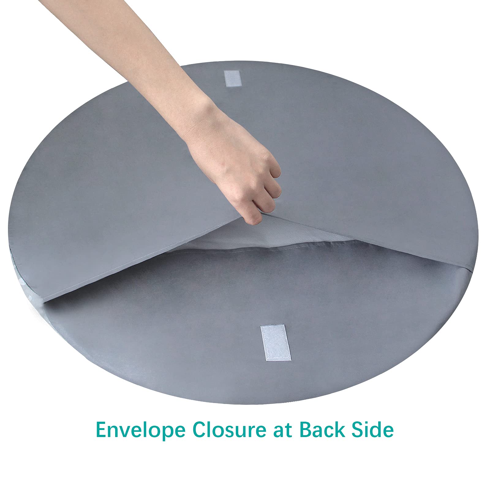 Biloban envelope-style-snug-fit design supports secure, easy mattress coverage.