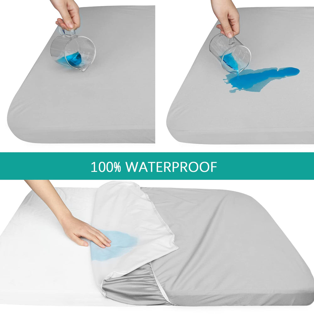 Biloban fitted bassinet sheet with full elastic edge stays secure.