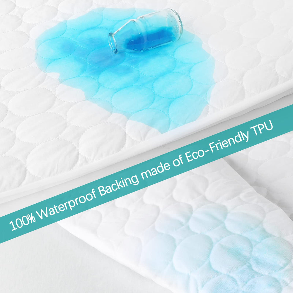 Biloban four-layer mattress pad provides layered warmth and cooling for year-round comfort.
