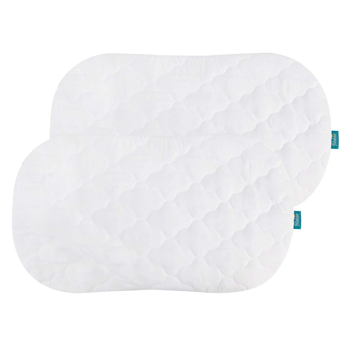Biloban halo bassinet-compatible-cover showing secure, snug fit for halo bassinet