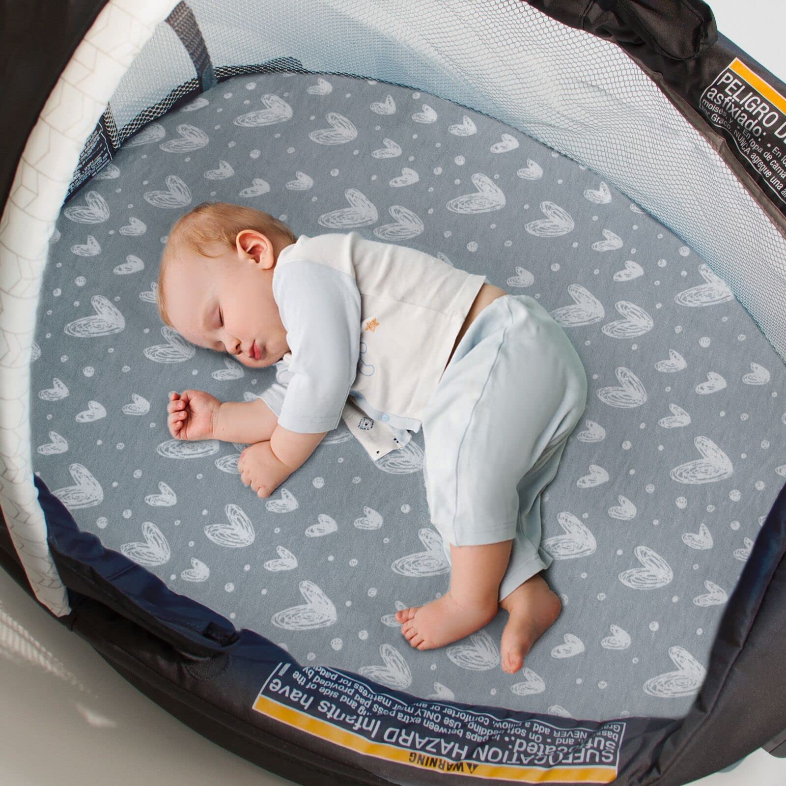 Biloban lifetime promise on bassinet sheets ensures reliable support.
