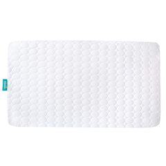 Biloban machine washable crib mattress pad cleans easily after spills