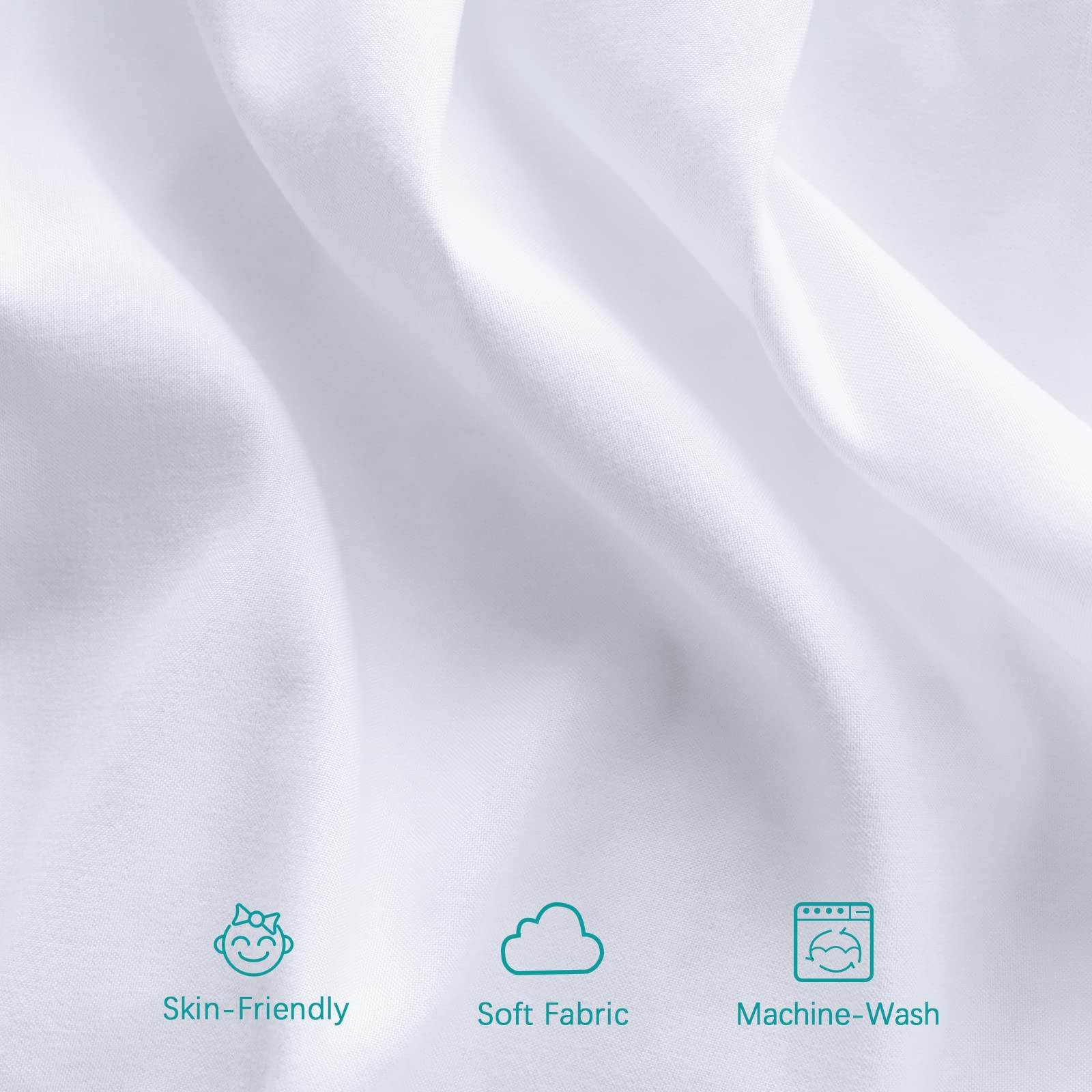 Machine washable Biloban nursery skirt for easy cleaning