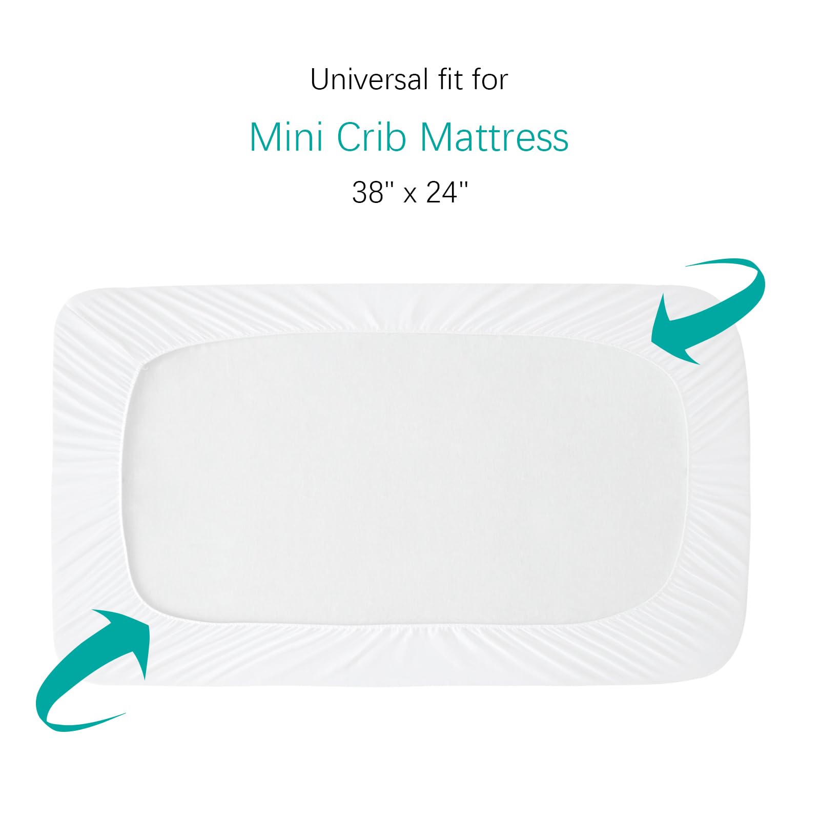 Biloban quilted-surface protector adds soft comfort to nap time.
