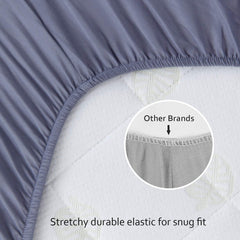 Biloban mini crib sheet easy care for busy parents with machine washability.