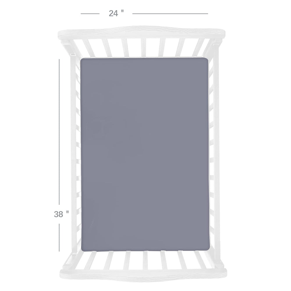 Biloban mini crib sheet skin-friendly material stays gentle on baby's skin.