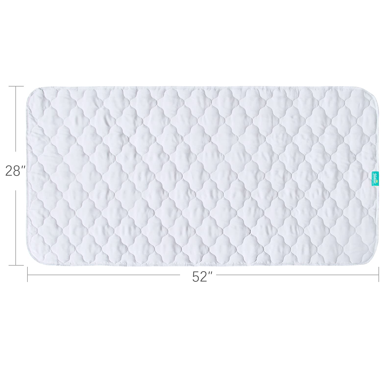 Biloban non-slip underside stays in place during playtime and naps