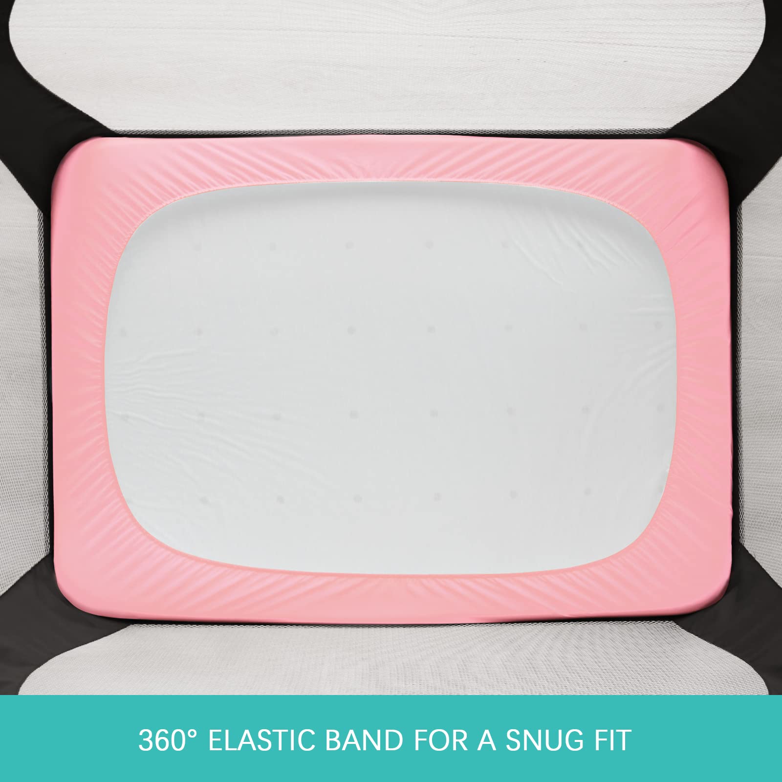 Biloban soft gray and pink palette blends with nursery decor.