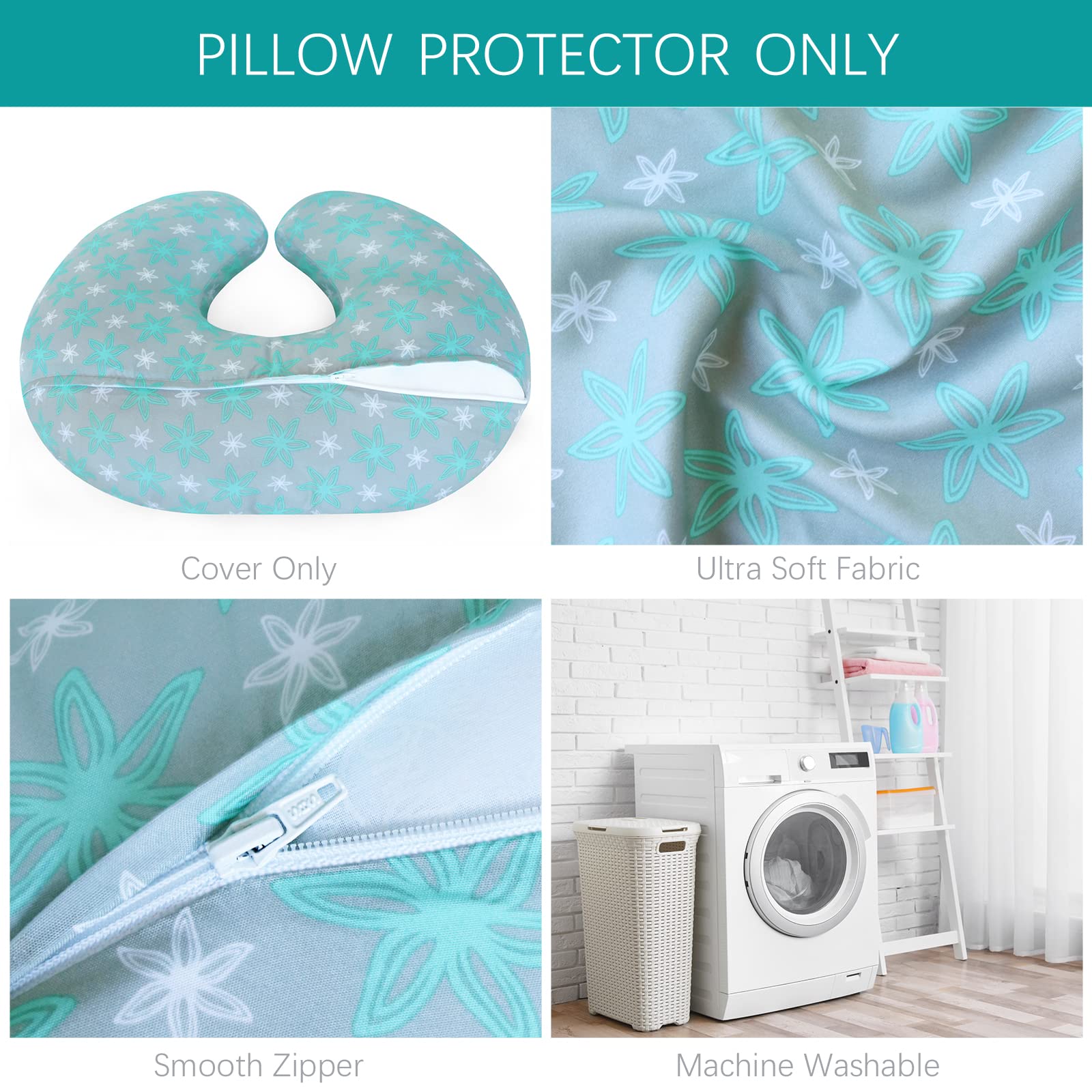 Biloban nursing pillow cover machine wash ready for easy care and durability