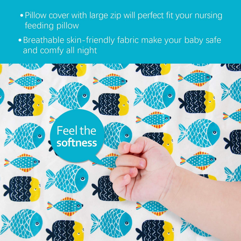 Stylish Biloban pattern adds cheerful vibes to feeding time.