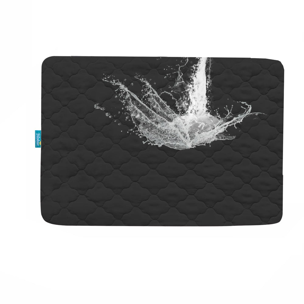 Biloban Pack and Play mattress pad waterproof protects against spills and stains
