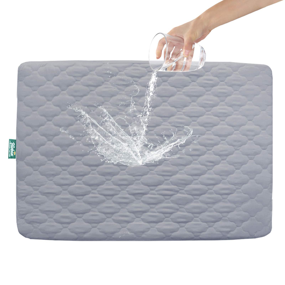 Biloban pack-n-play mattress protector soft surface for a gentle touch during naps