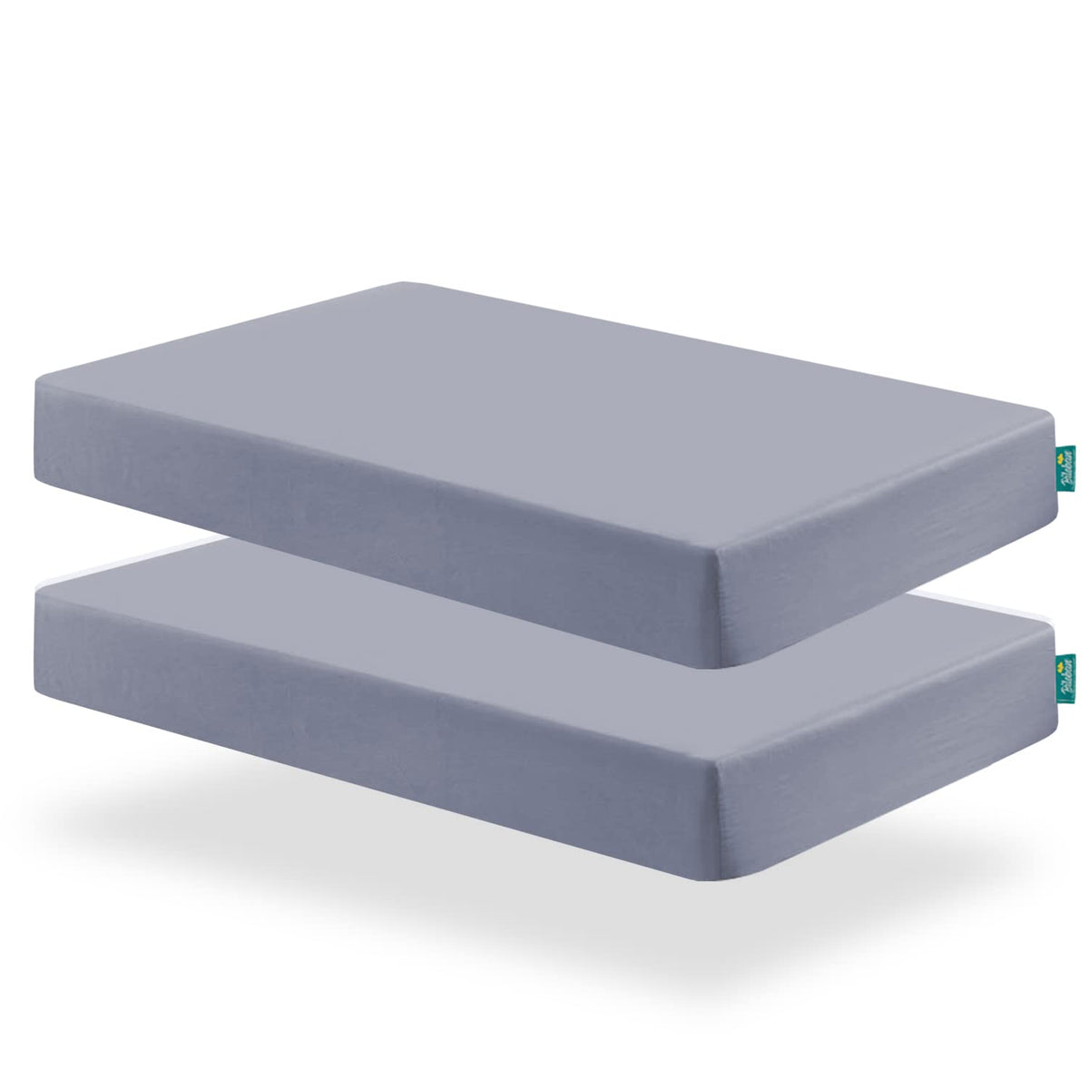 Biloban pack n play fitted sheet with elastic edge for a snug fit.