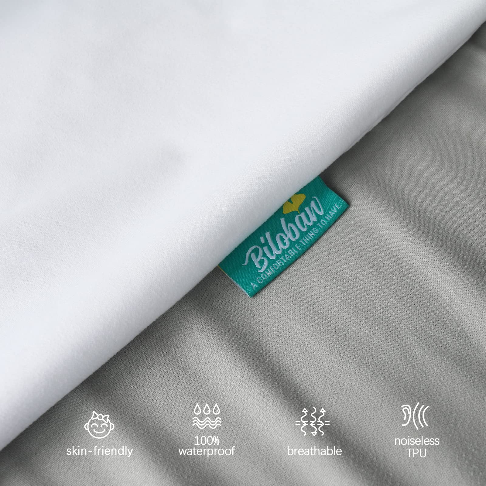 Biloban ultra-soft microfiber surface provides gentle comfort for baby naps.