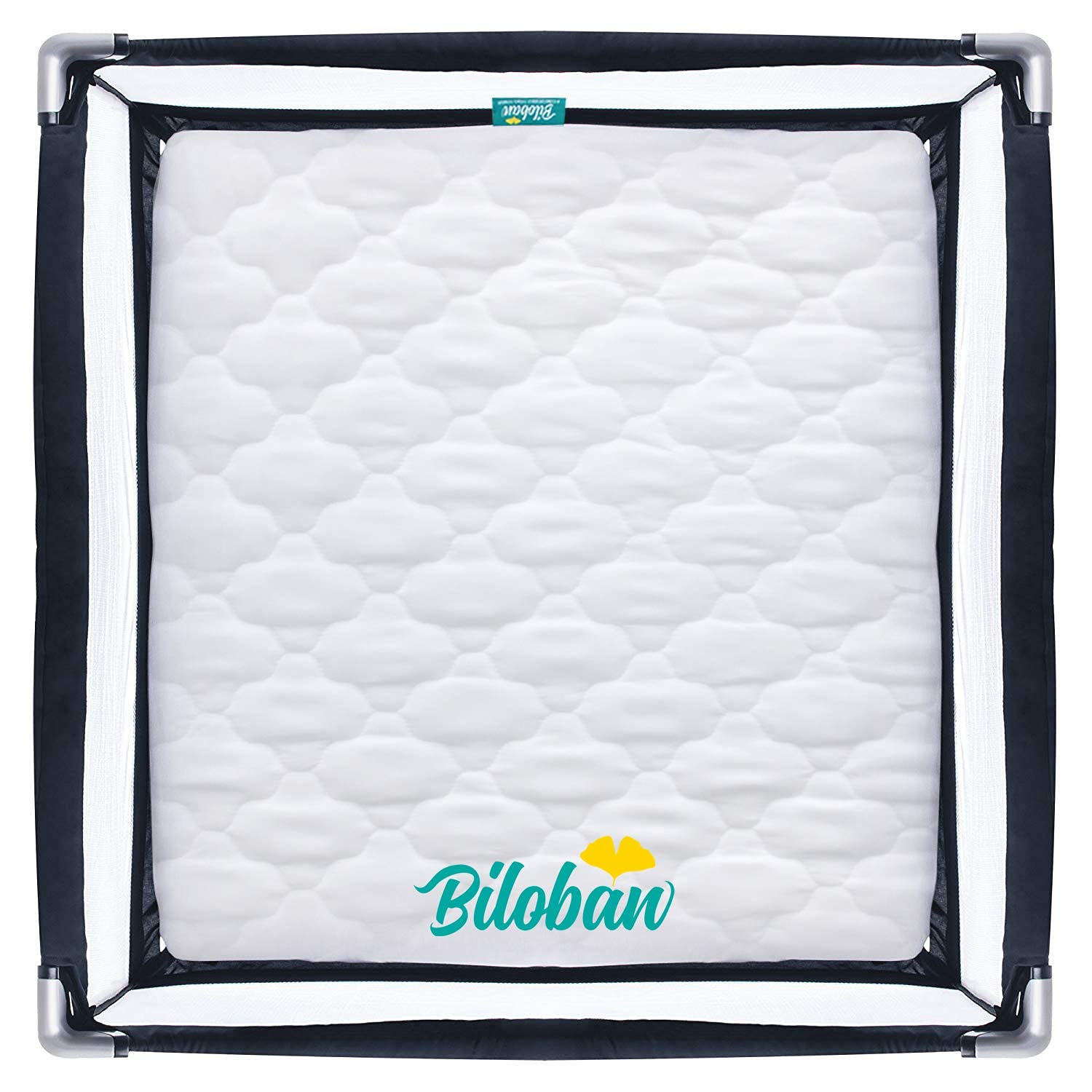 Non-toxic TPU layer stays quiet as baby moves.