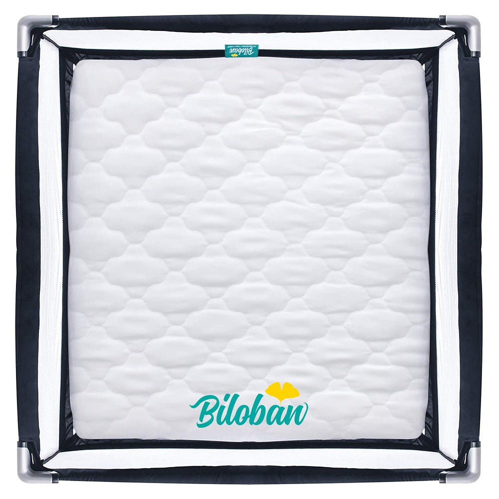 Non-toxic TPU layer stays quiet as baby moves.