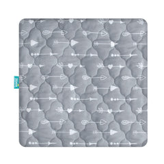 Biloban playard mattress cover square fit snugly protects standard play yards.