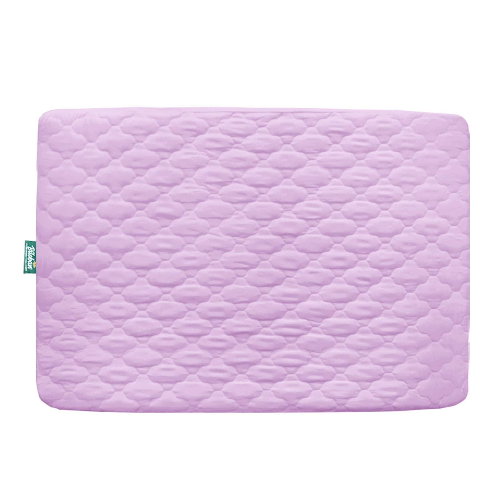 Biloban playard mattress pad with quilted soft fabric for cozy baby naps