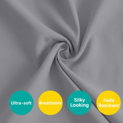 Biloban playard sheet is machine-washable and dries quickly between uses.