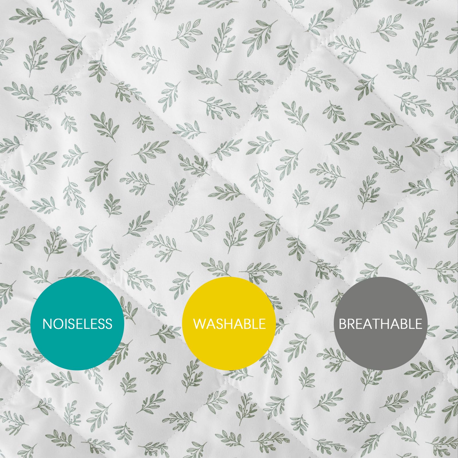 Biloban Regalo My Cot sheet elastic edge ensures secure fit.