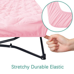 Biloban Regalo My Cot sheet pink fabric remains soft after washes