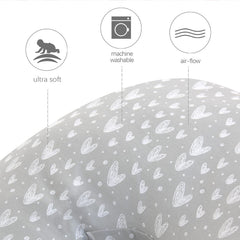 Biloban soft microfiber pillow cover texture offers breathable skin-friendly comfort.