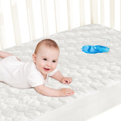 Biloban soft ultra pad crib offers a plush, quiet surface for naps