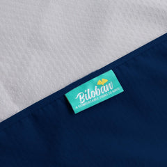 Biloban splat mat with anti-slip back stays put on any surface.