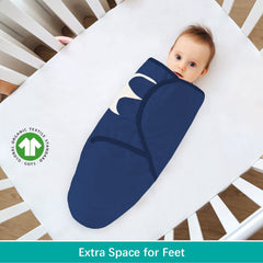 Biloban swaddle shows leg pocket detail for gentle leg support