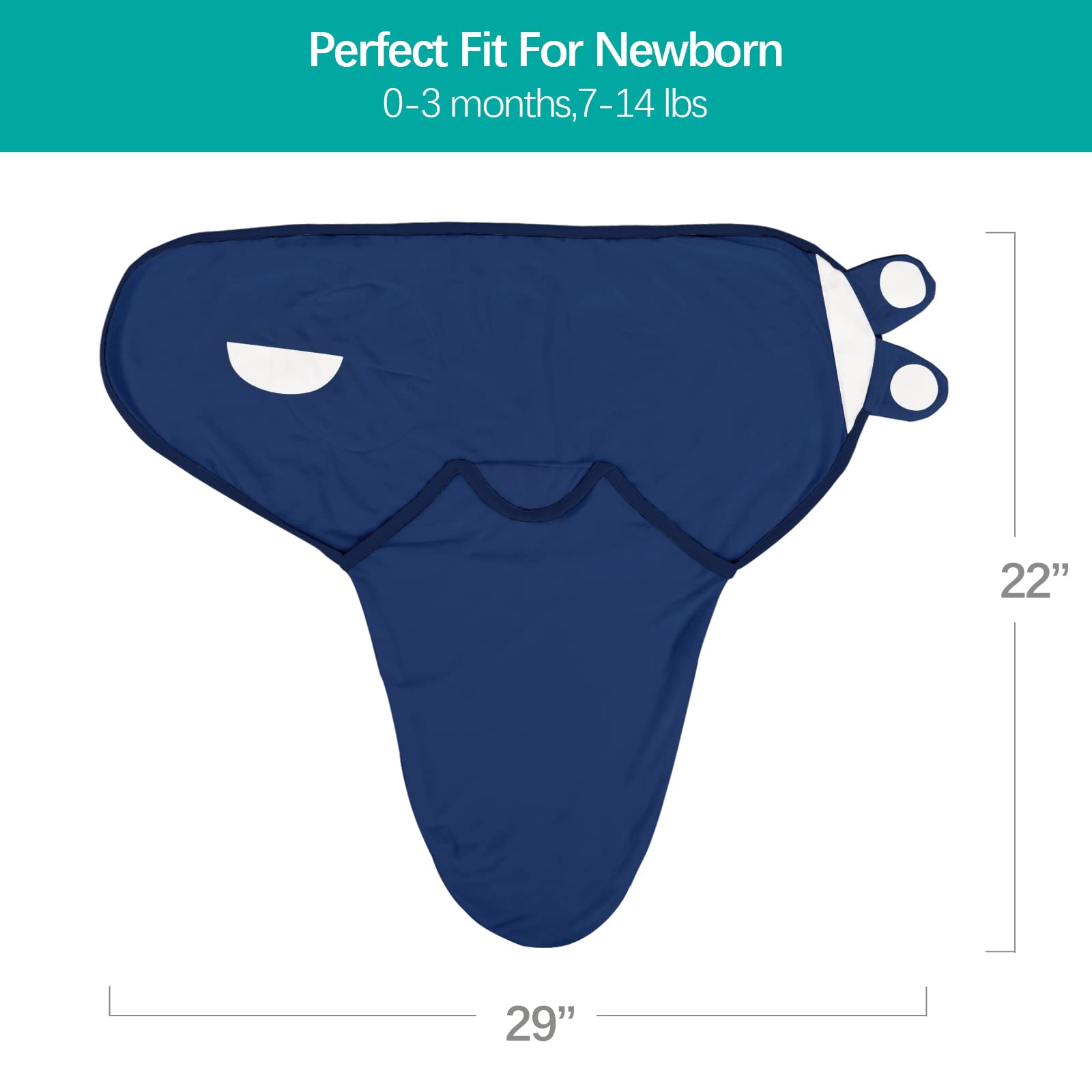 Biloban 100% cotton swaddle is machine washable for busy parents