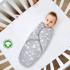 Biloban swaddles ultra-soft cotton fabric for gentle warmth.