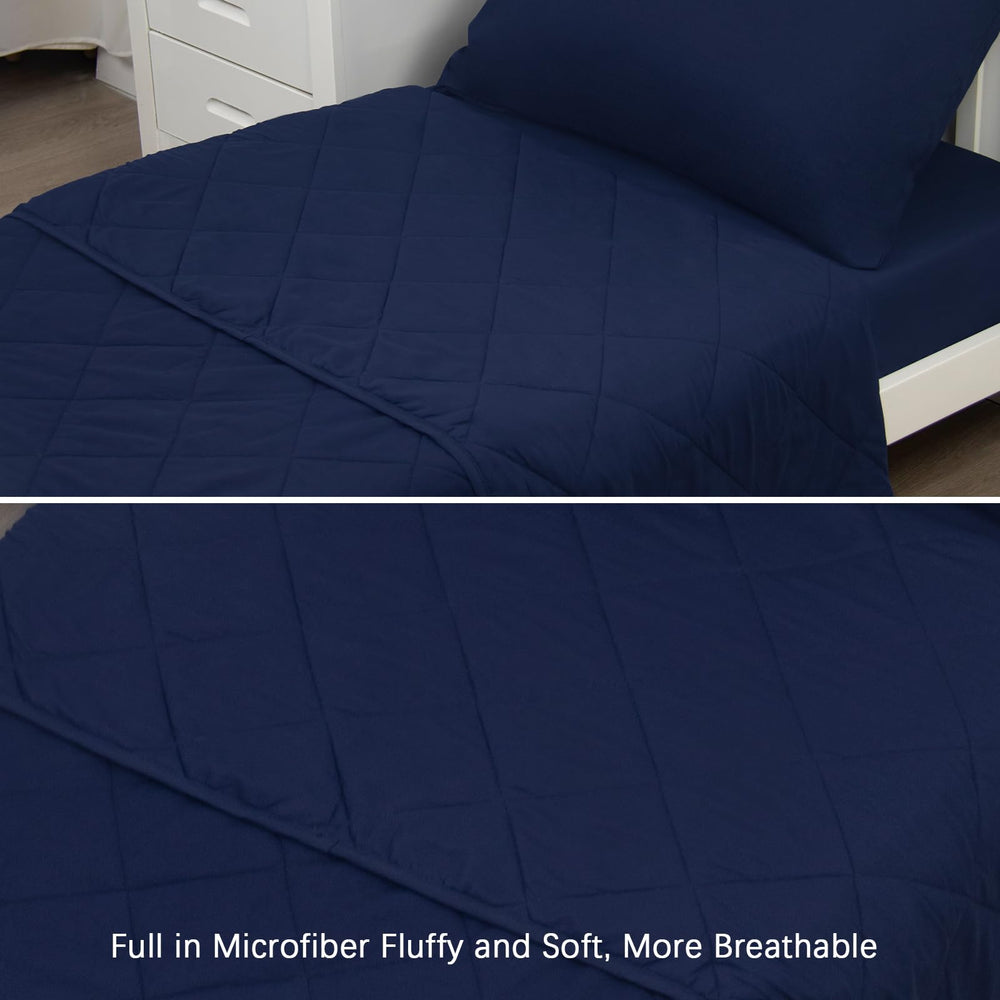 Biloban pillowcase with envelope closure shows easy care and neat finish