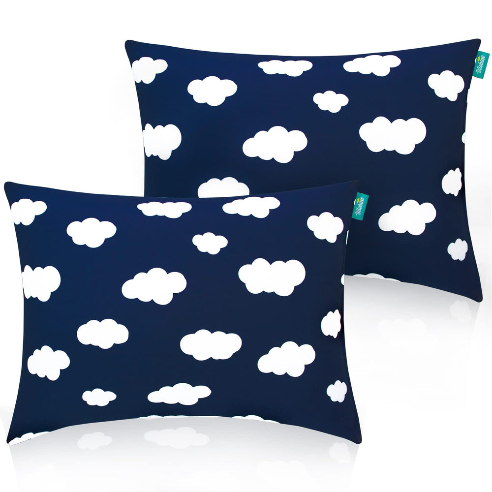 Biloban toddler pillow close-up shows ultra-soft fabric for delicate skin