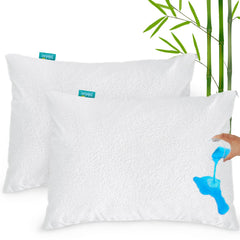 Biloban toddler pillowcase protector 2-pack packaging for easy replacement and travel use.