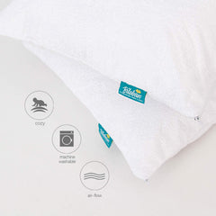 Biloban 13x18 and 14x19 fits toddler pillows securely.