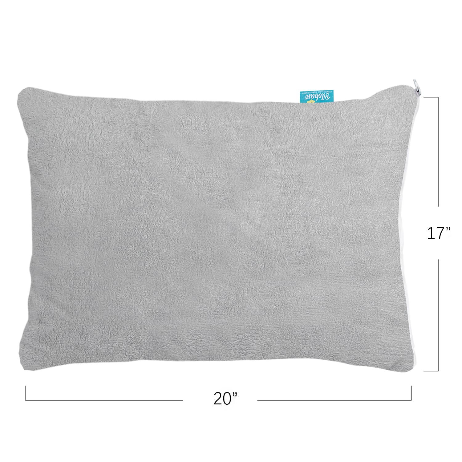 Biloban gray protector adds a neutral look while guarding against spills.