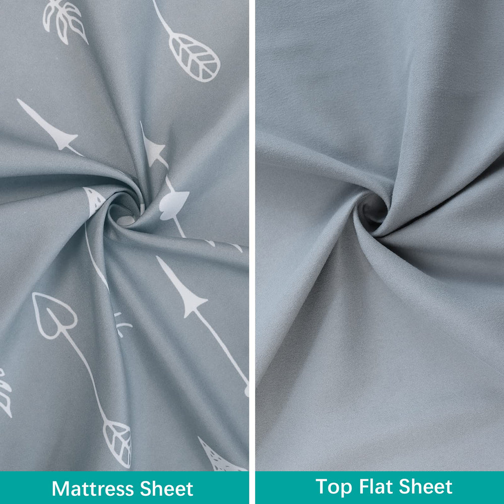 Biloban fitted-sheet-elastic-edges keeps sheet secure during sleep