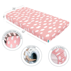 Biloban Pink Cloud pillowcase with silky texture for quick daily changes.