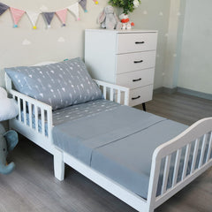 Biloban toddler sheet set microfiber-soft-weave delivers cozy sleep