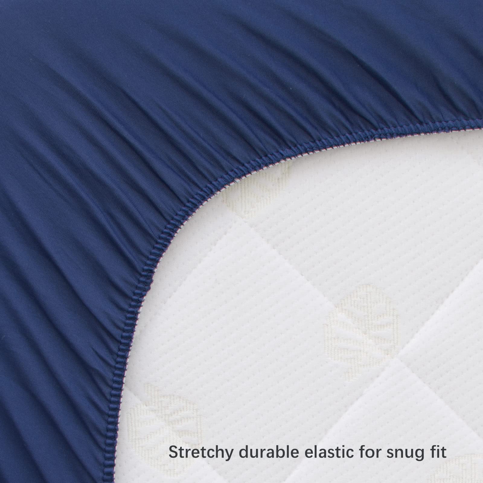 Biloban two-pack packaging highlights convenient, machine-washable sheets.