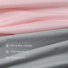 Biloban ultra-soft microfiber fitted sheet for gentle skin contact
