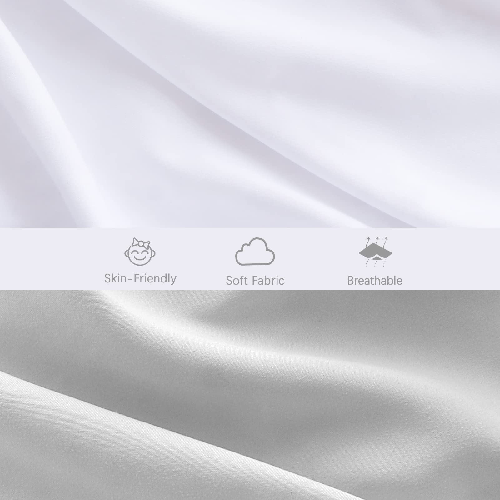 Biloban ultra-soft microfiber jersey fabric used on bassinet sheets.