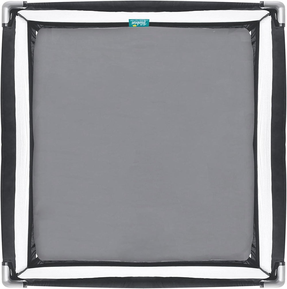 Biloban ultra-soft microfiber jersey provides gentle comfort for naps and play.