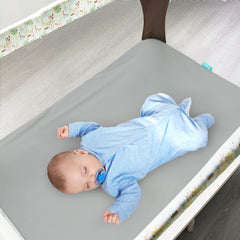 Biloban ultra-soft microfiber sheets for pack and play naps and playtime.