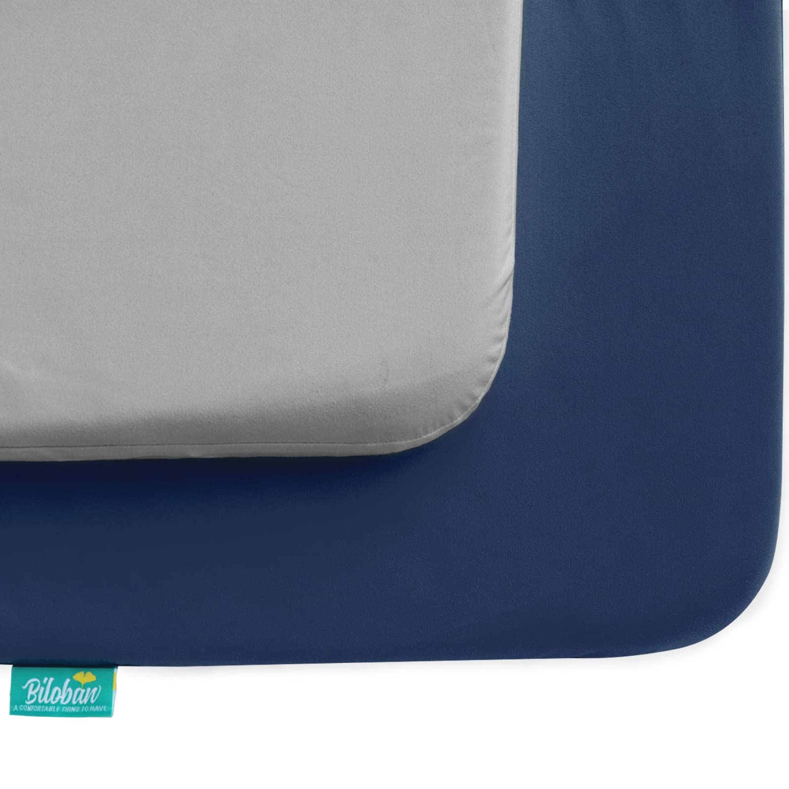 Soft microfiber surface of Biloban sheets provides gentle comfort for naps.